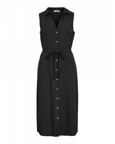 VIPRISILLA S/L MIDI SHIRT DRESS/VOL