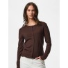 PCNORA LS O-NECK KNIT CARDIGAN NOOS BC