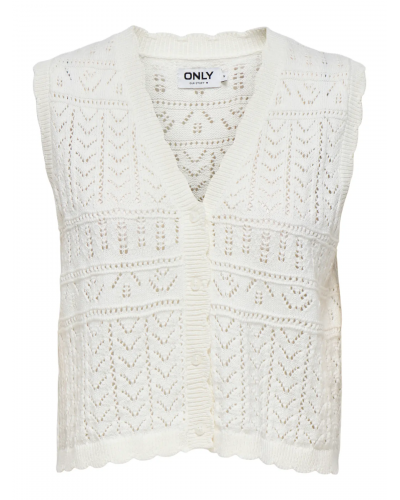 ONLIRINA V-NECK BUTTON VEST KNT NOOS