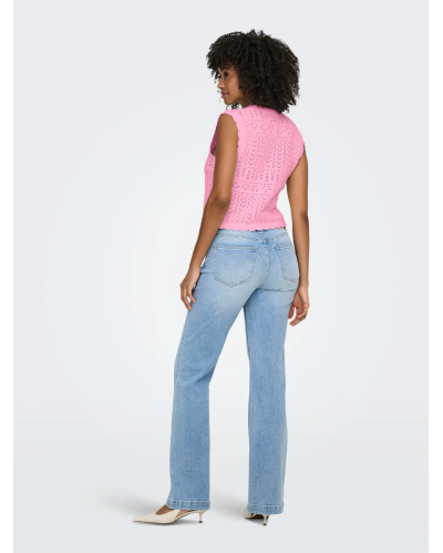 ONLIRINA V-NECK BUTTON VEST KNT NOOS