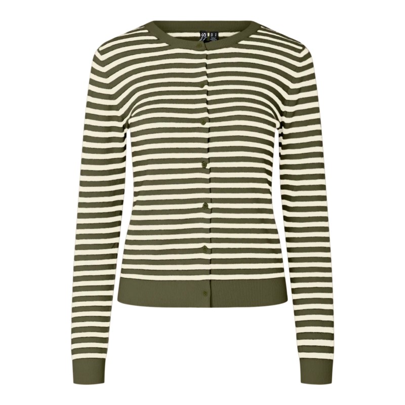 PCNORA Cardigan in maglia con scollo girocollo
