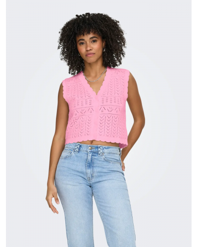 ONLIRINA V-NECK BUTTON VEST KNT NOOS