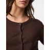 PCNORA Cardigan in maglia con scollo girocollo