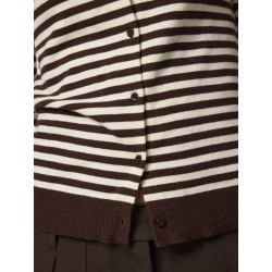 PCNORA Strick-Cardigan mit Rundhalsausschnitt
