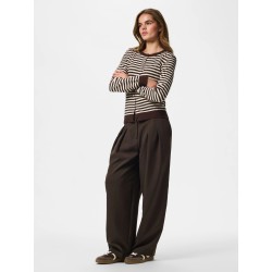 PCNORA Strick-Cardigan mit Rundhalsausschnitt