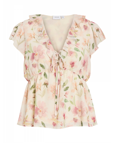 VITIVA S/S V-NECK TOP/KA