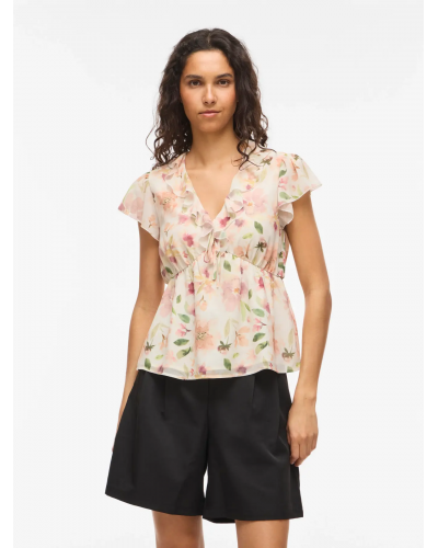 VITIVA S/S V-NECK TOP/KA