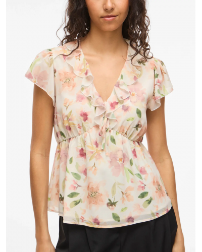 VITIVA S/S V-NECK TOP/KA
