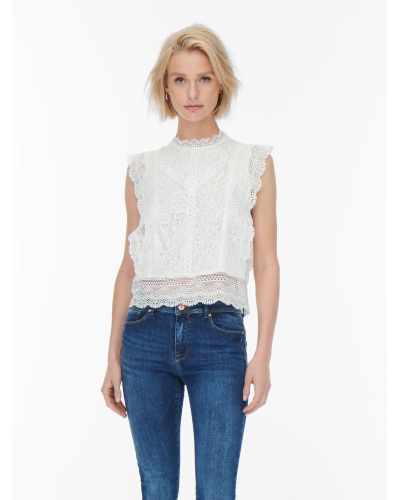 ONLKARO S/L LACE TOP NOOS WVN