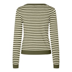 PCNORA Strick-Cardigan mit Rundhalsausschnitt
