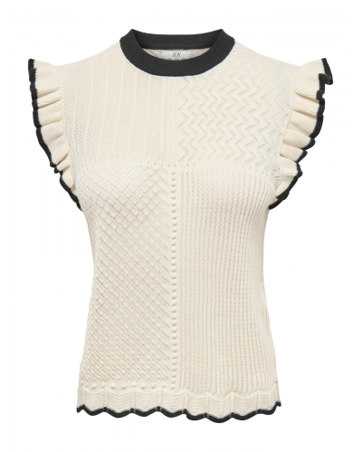 JDYVIOLET S/L FRILL PULLOVER KNT NOOS