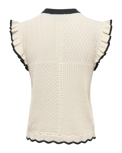 JDYVIOLET S/L FRILL PULLOVER KNT NOOS