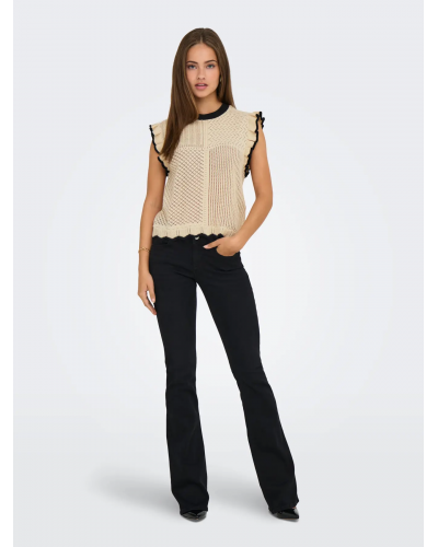 JDYVIOLET S/L FRILL PULLOVER KNT NOOS