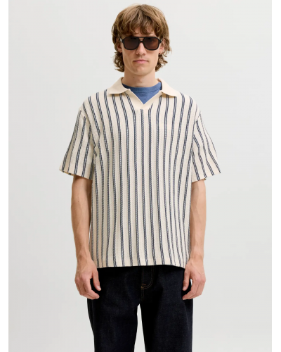 JPRBLUHARRY SS SPLIT NECK POLO SN
