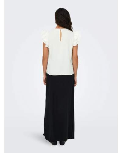 JDYTRAIN S/L LACE TOP WVN DIA