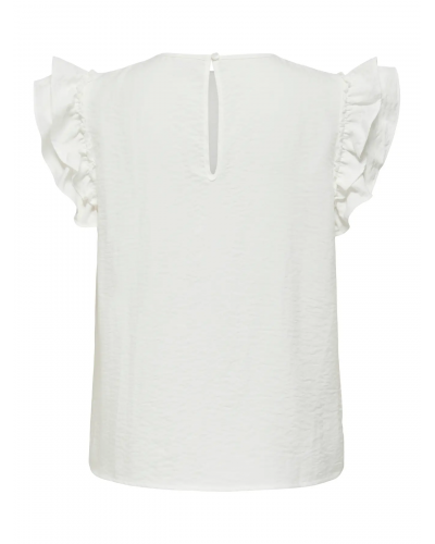 JDYTRAIN S/L LACE TOP WVN DIA