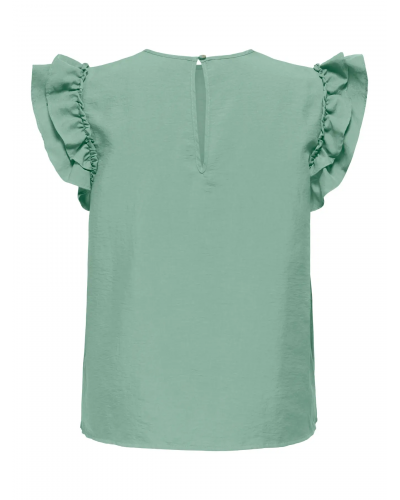 JDYTRAIN S/L LACE TOP WVN DIA