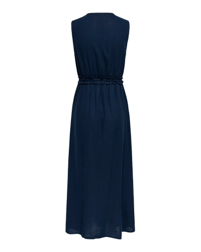 ONLGOA SL LINEN BL LONG DRESS CC PNT