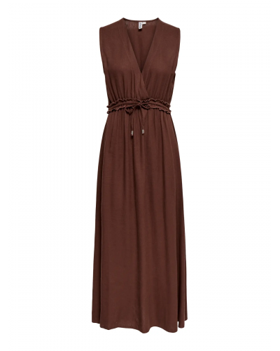 ONLGOA SL LINEN BL LONG DRESS CC PNT