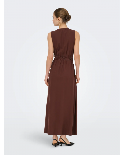 ONLGOA SL LINEN BL LONG DRESS CC PNT