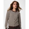 PCNORA Strick-Cardigan mit Rundhalsausschnitt