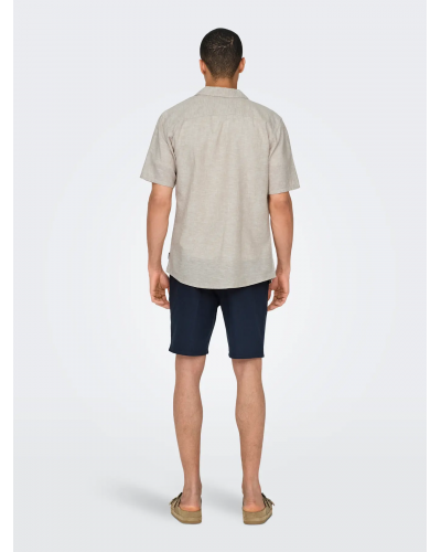 ONSCAIDEN SS SOLID RESORT LINEN NOOS