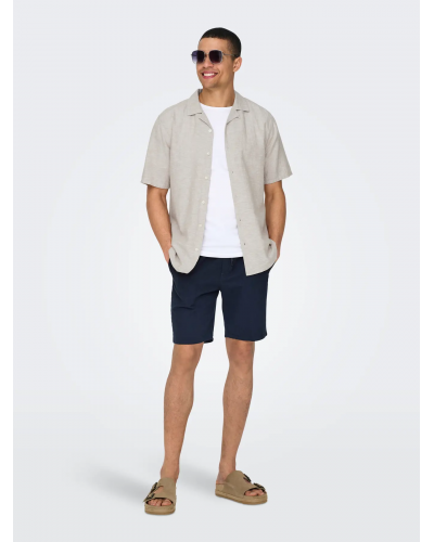 ONSCAIDEN SS SOLID RESORT LINEN NOOS