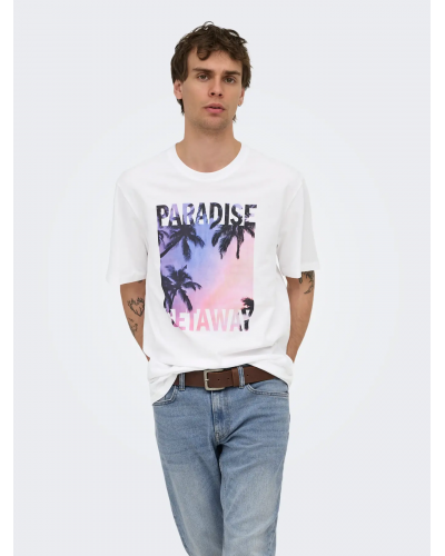 ONSMAGDY LIFE REG PHOTOPRINT SS TEE
