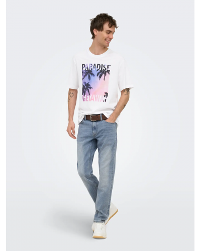 ONSMAGDY LIFE REG PHOTOPRINT SS TEE