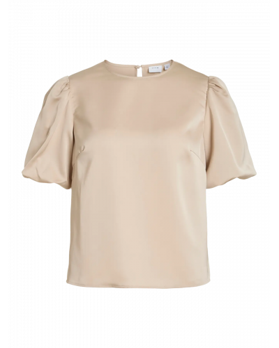 VIELLETTE 2/4 SATIN PUFF TOP - NOOS