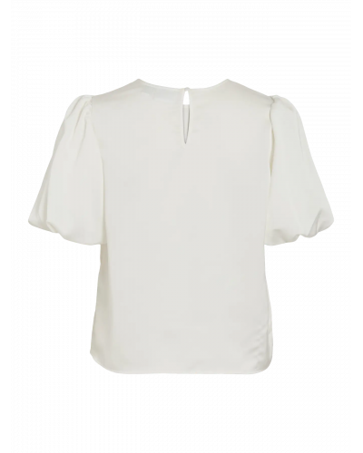 VIELLETTE 2/4 SATIN PUFF TOP - NOOS