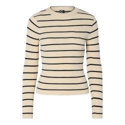 PCMIRA Strickpullover mit Rundhalsausschnitt