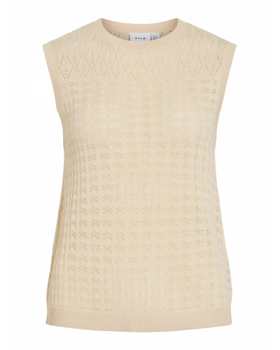 VIMYLIE O-NECK S/L KNIT TOP