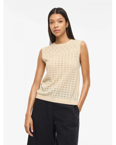 VIMYLIE O-NECK S/L KNIT TOP