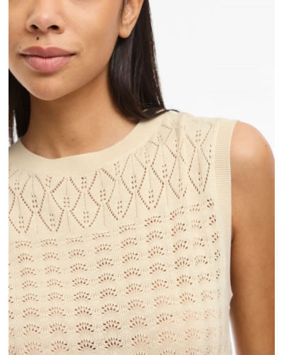 VIMYLIE O-NECK S/L KNIT TOP