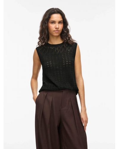 VIMYLIE O-NECK S/L KNIT TOP