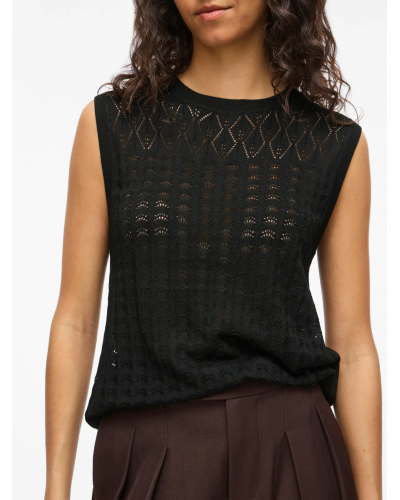 VIMYLIE O-NECK S/L KNIT TOP