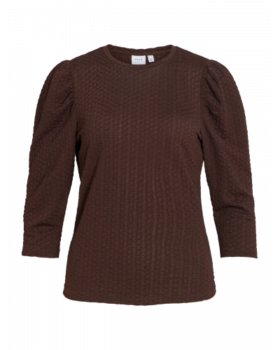 VIANINE PUF 3/4 O-NECK TOP/KA