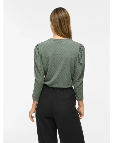 VIANINE PUF 3/4 O-NECK TOP/KA