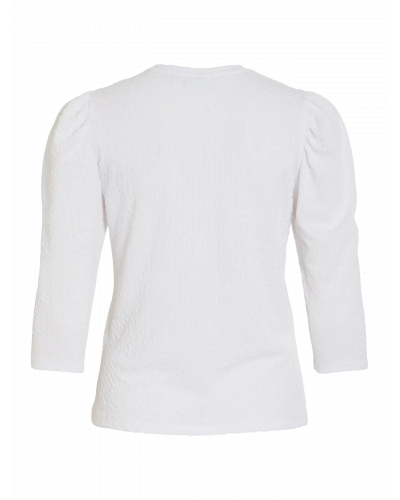 VIANINE PUF 3/4 O-NECK TOP/KA