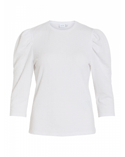 VIANINE PUF 3/4 O-NECK TOP/KA