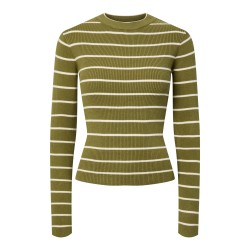 PCMIRA NEW LS O-NECK KNIT NOOS BC