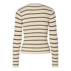 PCMIRA Strickpullover mit Rundhalsausschnitt