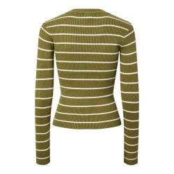 PCMIRA Strickpullover mit Rundhalsausschnitt