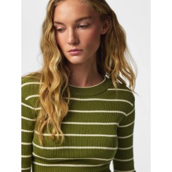 PCMIRA NEW LS O-NECK KNIT NOOS BC