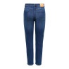 Jeans straight fit a vita alta elasticizzati