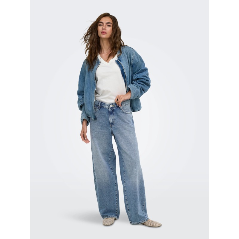 Baggy Straight Jeans aus Baumwolle | ModeWerk