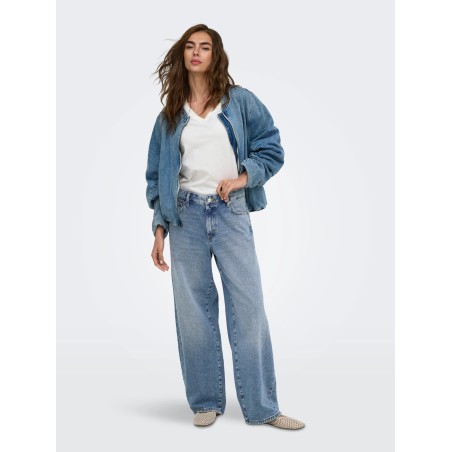 Baggy Straight Jeans aus Baumwolle | ModeWerk