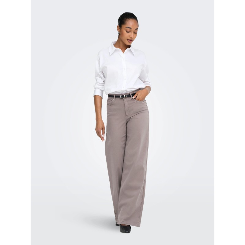 Madison High-Waist Wide-Leg-Jeans aus Stretch-Denim
