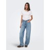 ONLTOLEDO Loose Straight Jeans in Indigo